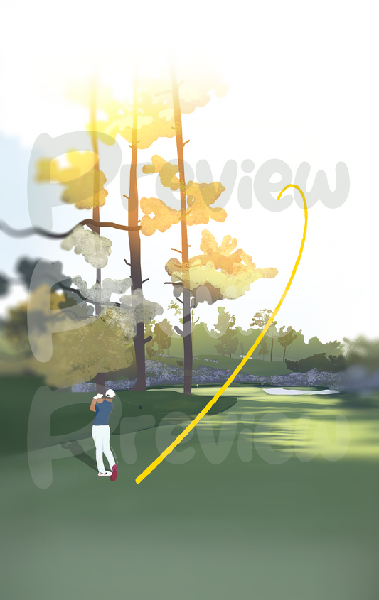 Rory McIlroy: Augusta 15th Hole (Sunday) Phone Wallpaper